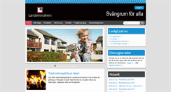 Desktop Screenshot of landskronahem.se